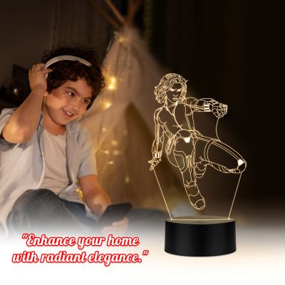 Black Widow Character Night Lamp